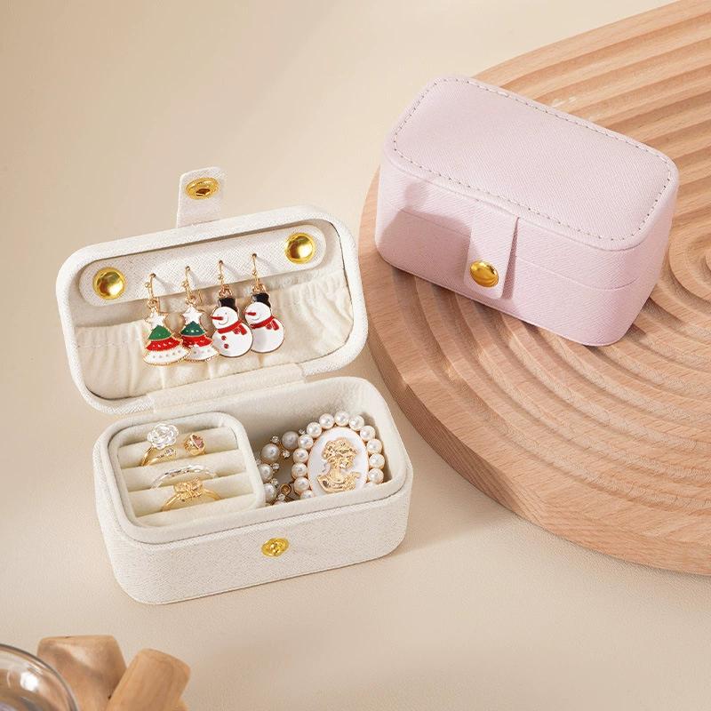 Simple Mini Jewelry Box Jewelry Box Earrings And Rings Storage Box Travel Portable Jewelry Rings And Jewelry Storage Box