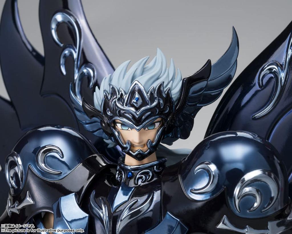 TAMASHII NATIONS Saint Cloth Myth EX Saint Seiya Бог Смерти Танатос 180 мм Окрашенная Подвижная Фигурка Прибл.. АБС и ПВХ и литье под давлением