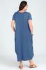 Женское платье большого размера Платье Jumbo с короткими рукавами