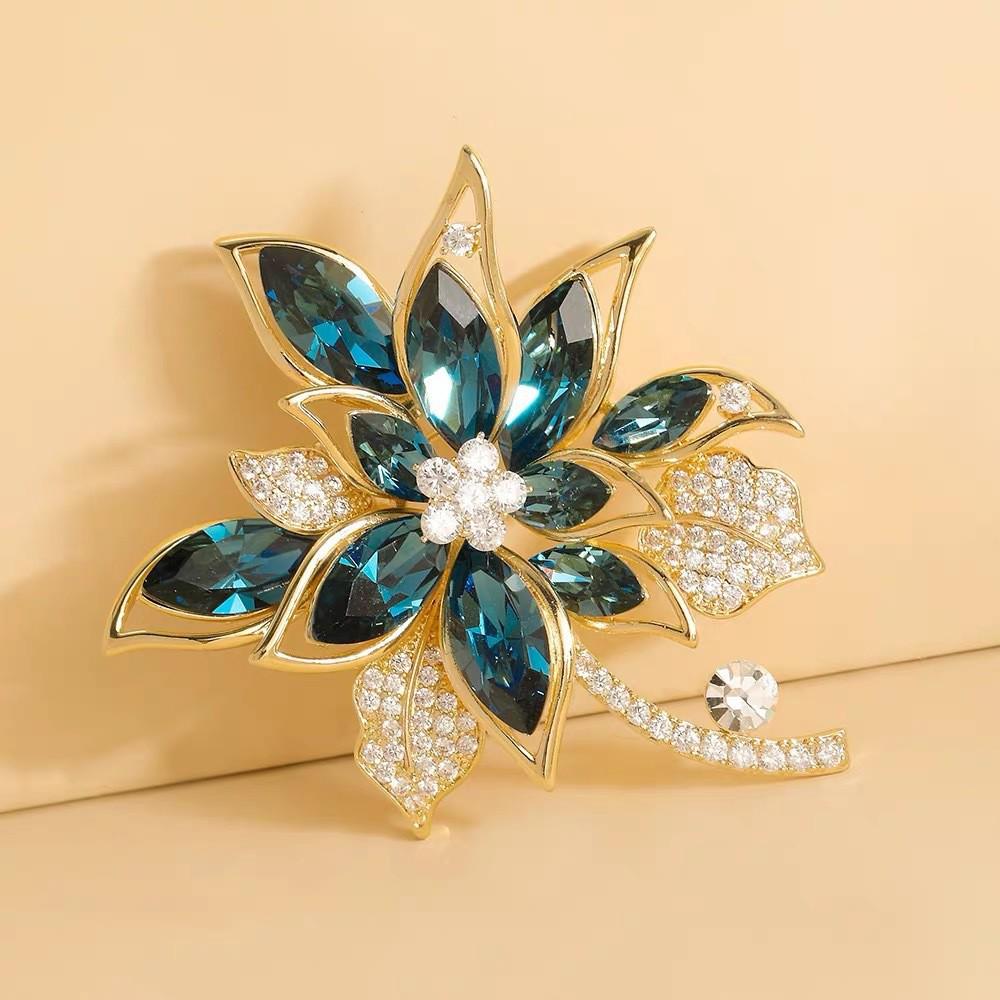 High-End Women's Brooch Collection: Butterfly, Camellia, Pearl Designs - Elegant Jewelry for Christmas & Men's Clothing Accessories