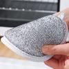 30/1 шт. двухсторонние серебряные губки для мытья посуды с высокой впитывающей способностью для чистки кухонных принадлежностей, губка для удаления пятен ржавчины и пятен, чистящие щетки, инструменты