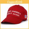 Trump Red Donald Cotton Baseball Cap With Embroidered Lettering Events Election
