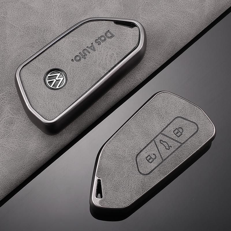 TPU Leather Car Remote Key Case Fob Cover Holder Shell For VW Volkswagen Golf 8 ID.3 ID.4 MK4 MK8 2022 2021 GTI R Accessories
