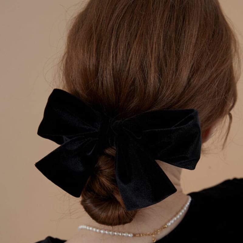 Заколка для волос из бархатной ленты Ssecondo, Эмма