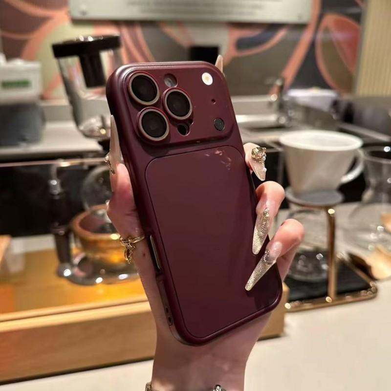 Ультрапрозрачный чехол для телефона с двойным окном для iPhone 17 Pro Max 16 15 14 13 С полной защитой от ударов из силикона