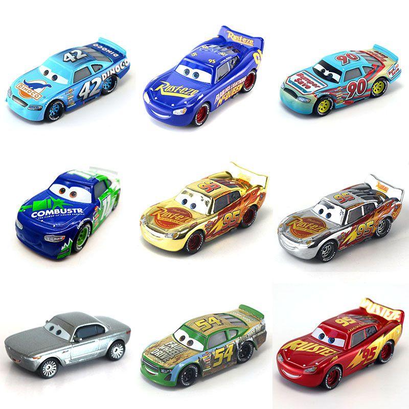 Disney Cars 95 Динозавр Серый Маккуин Сплав Детская Игрушечная Машинка Модель