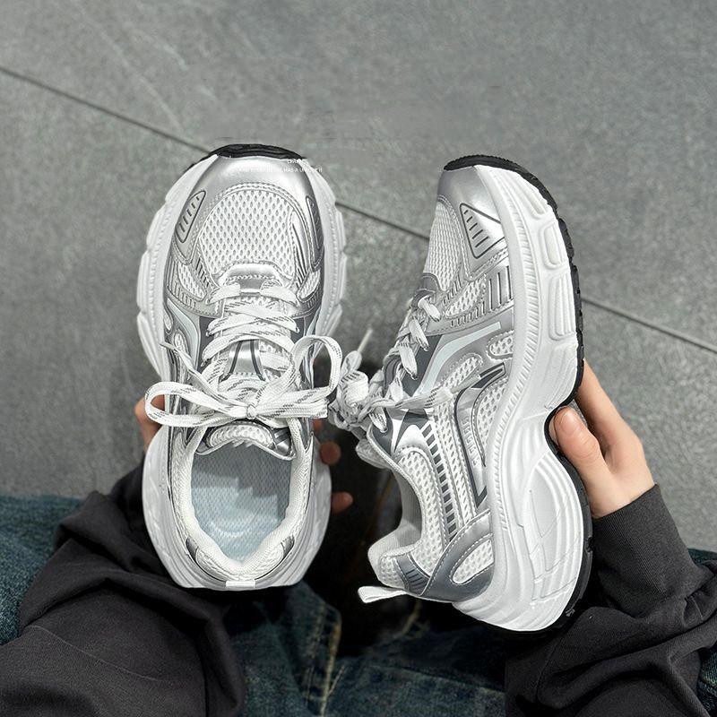 Универсальная обувь на толстой подошве для увеличения роста, повседневная спортивная обувь, весна и лето, новинка, нишевая, удобная, Forrest Gump, на мягкой подошве, женская