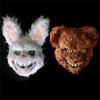 Rabbit Bear Cosplay Mask Halloween Carnival Party Scary Head Cover Masquerade
