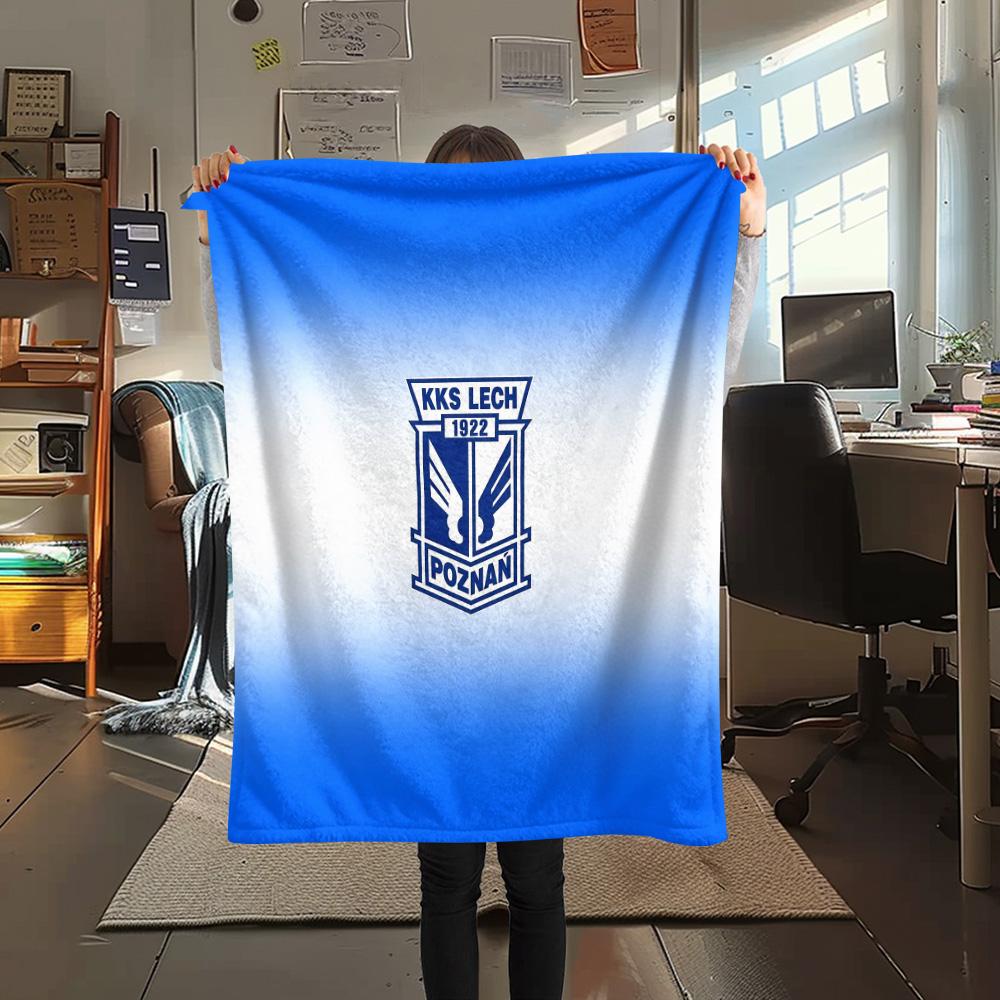 Lech Poznan Flannel Blanket, High quality Comfortable for All Seasons, Home Decor, Warmth and Comfort