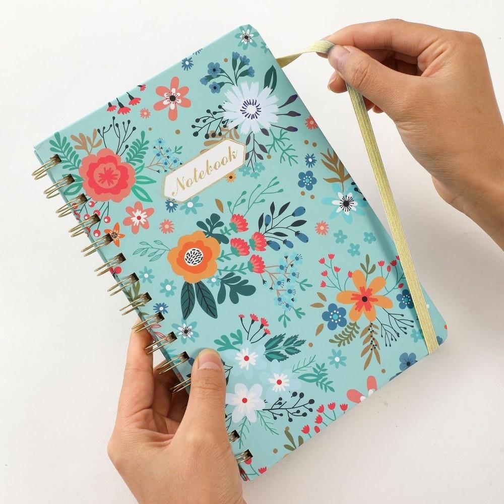 5.7 X 8.5inch Spiral Notebook 160 Pages Artfan Notebook Journal Office School Supplies