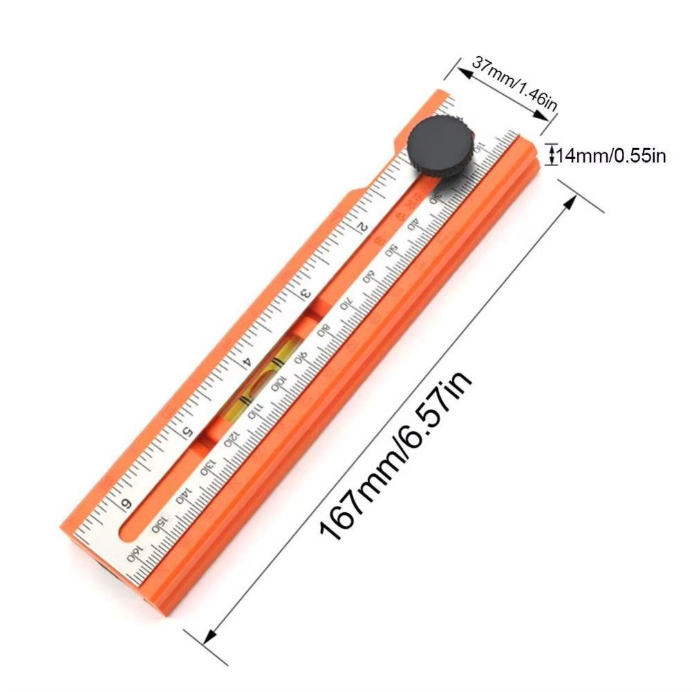 Foldable Marking Protractor Multi-Function Gauge Tool Folding Ruler Carpenter DIY