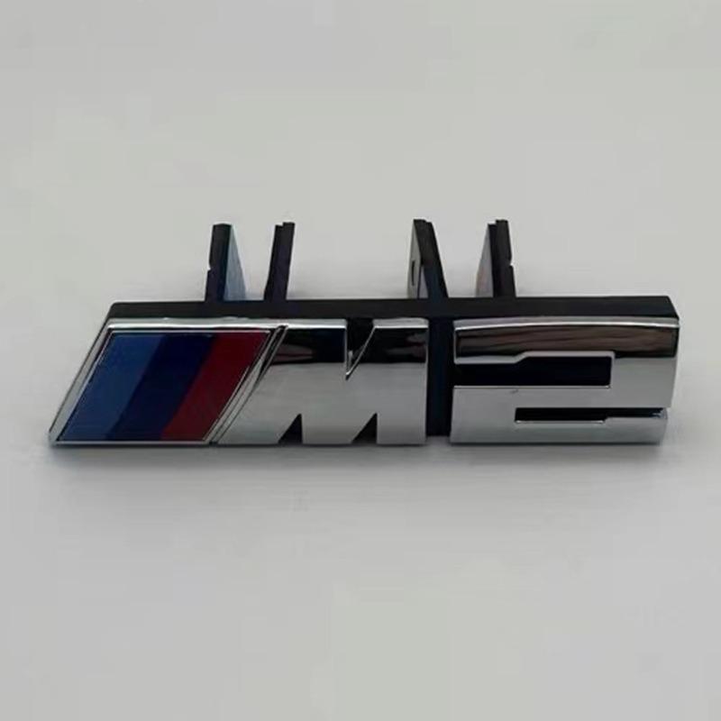 NEOW3 3D Car Front Grille M Badge Emblem Decoration Accessories For Bmw Performance M E46 E90 F20 E39 F10 X3 E83 E61 E91 E87 E60 E93