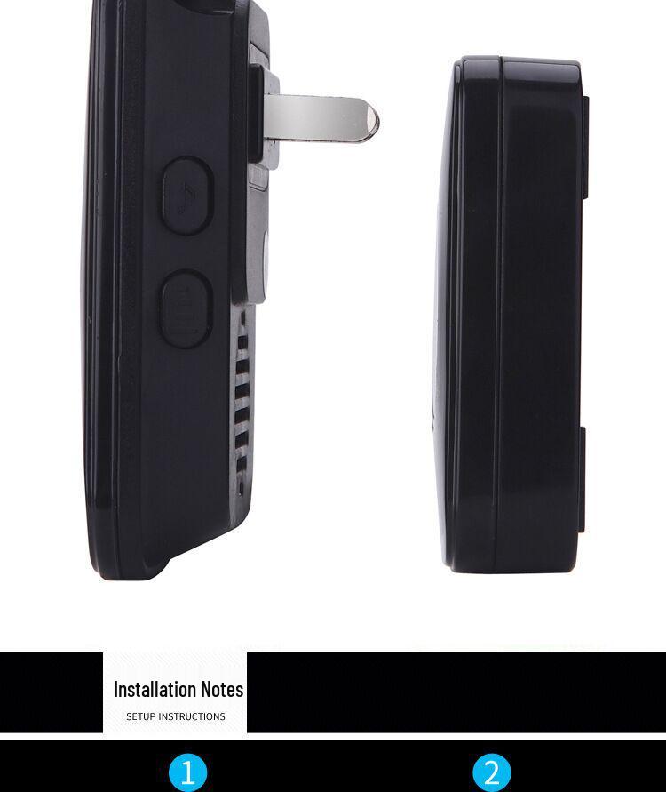 A10 Европейский и Британский Стандарт Беспроводной Умный Дверной Звонок и Музыкальный Пейджер для Пожилых с Большим Радиусом Действия