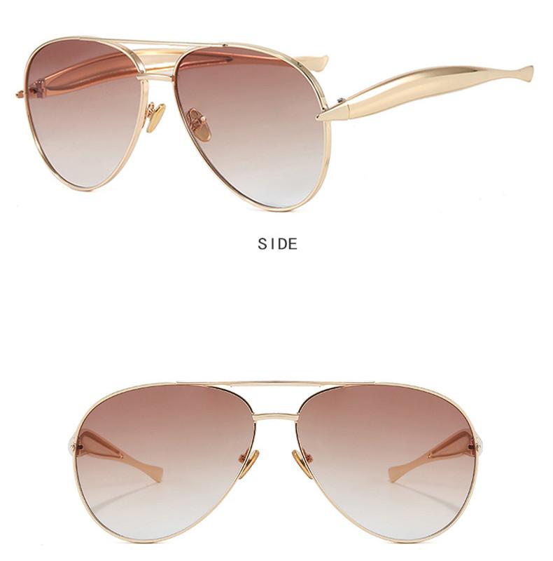 Fashion Metal Women Pilot Sunglasses Vitage Retro Brand Designer For Men Outdoor Sun Glasses UV400