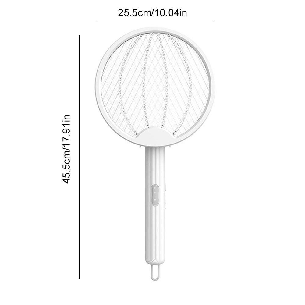 Электрическая мухобойка Перезаряжаемая лампа-уничтожитель комаров Ракетка-уничтожитель насекомых Антикомариная мухобойка Лампа-ловушка для мух для использования в помещении и на улице