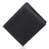 Ecoofee Двухстворчатый Натуральный Тонкий Кошелек для Монет Премиум Ручной работы Компактный Двухстворчатый Мужской Кошелек, Кожа, Кошелек Коробчатой Формы, Качество, Мастера, (черный)
