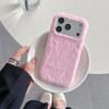 Зимний теплый однотонный пушистый плюшевый чехол для телефона iPhone 17 Air 16 15 14 13 Pro Max Ударопрочный защитный чехол