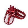 2x Aluminum Motorcycle Pedals Foot Rests For Honda Off Road Dirt Bikes Motocross