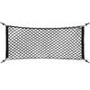 35.5 X 15.7 Inch Rear Cargo Net Adjustable Elastic Mesh Storage Organizer Large Capacity Stretchable Trunk Storage Net