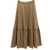 A Day In the Life UNITED ARROWS Long Length Pleated Skirt Brown Teared Women Used