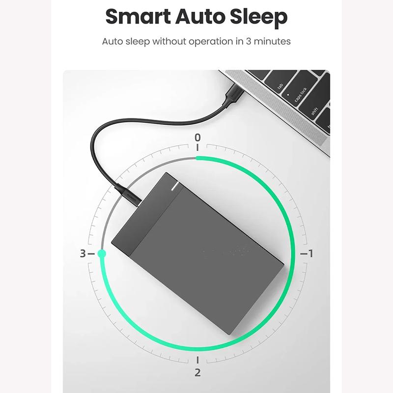 2,5/3,5-дюймовый корпус для жесткого диска USB3.0, корпус для жесткого диска SATA - USB 3.0, внешний жесткий диск, 10 ТБ, адаптер для ПК, ноутбука