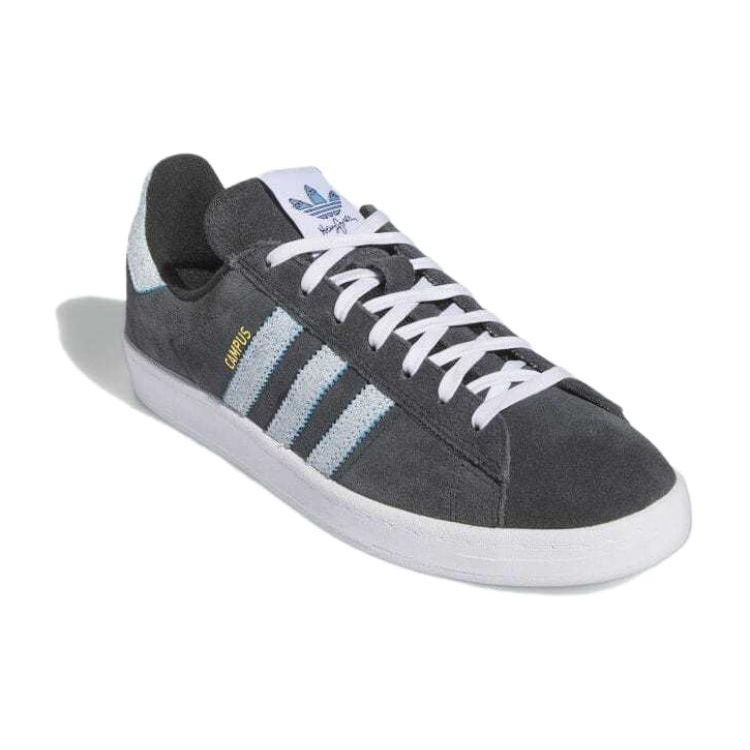 Adidas Кроссовки унисекс Campus ADV Carbon Light Blue Серо-облачно-белые ID8446