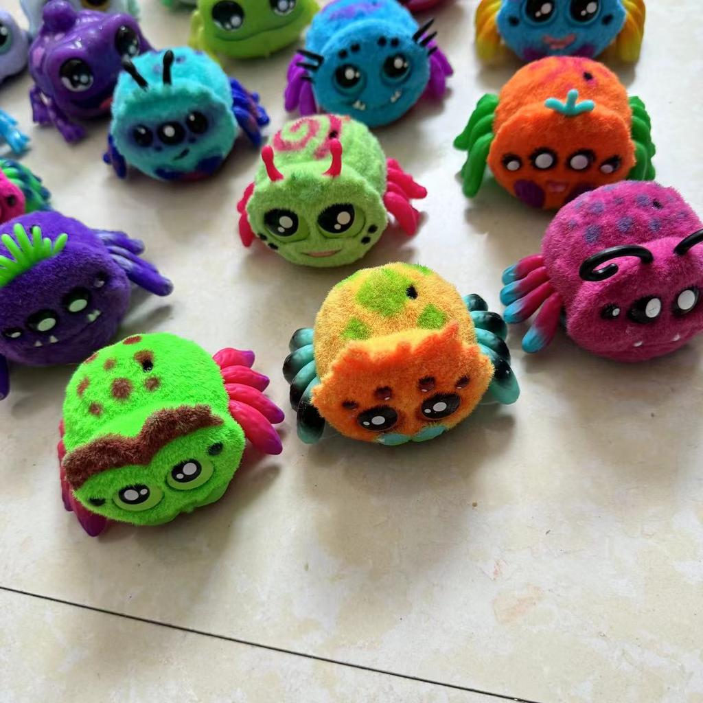 Original Yellies Voice Activated Pet Interactive Toys Cute Yellies Spider Rabbit Screams Electronic Pets Toys Figure Model