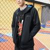 Li-Ning Спортивная толстовка с капюшоном Basketball Series Letter Print, мужские куртки, черный цвет AWDQ789-2