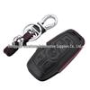 4D Genuine Leather Key Case for Ford Lincoln 5-Button - Full Coverage Hot-Pressed Original Key Cover