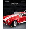 1/22 Ford 1965 Shelby Cobra 427 S/C Сплав Родстер Спортивный Автомобиль Модель Литьевой Металл Классический Автомобиль Модель Транспортного Средства Звук Свет Детская Игрушка Подарок