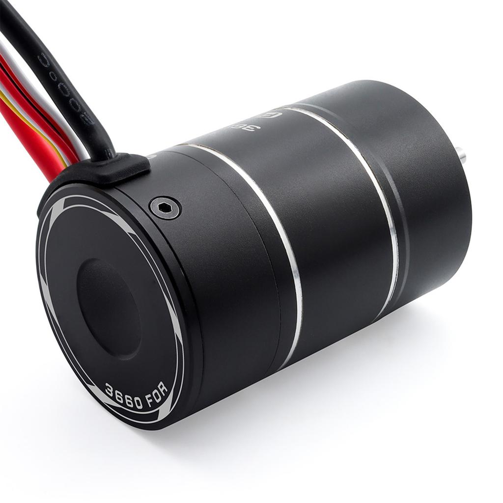 Бесколлекторный двигатель 3660 1800KV с регулятором оборотов 40A и поддержкой BEC для радиоуправляемого краулера 1:10, влагозащищенный
