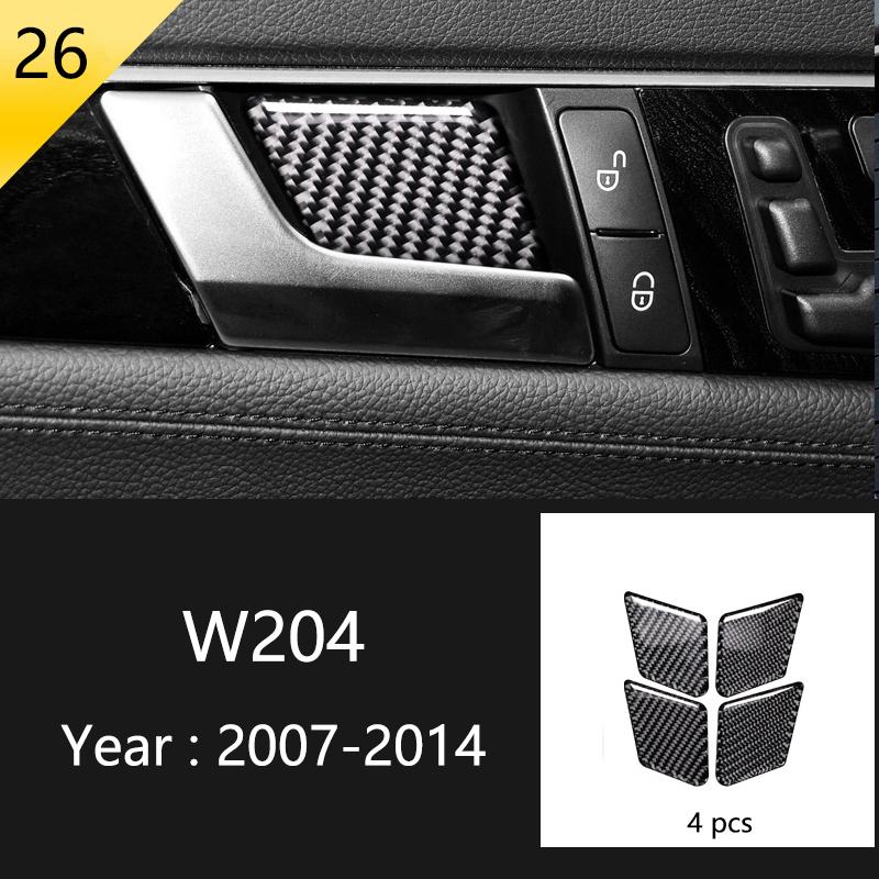 Для Mercedes Benz C Class W204 C180 C200 C260 автомобильная панель окна двери из углеродного волокна полоса защитная отделка наклейка аксессуары