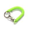 Keychain Lanyard Spiral Spring Coil Keyring Key Hooks Stretch Spring Coil Anti-lost Lobster Clasp