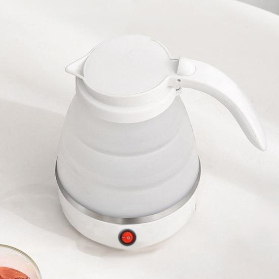 Складной электрический чайник Yousheng с ручкой, большой емкостью, автоматическим отключением питания, безопасный в использовании, вилка американского стандарта, складной чайник, силиконовый электрический водонагреватель