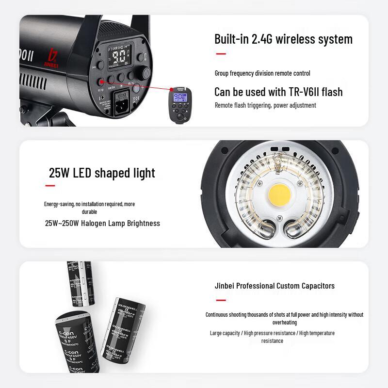 Студийная вспышка JINBEI DPX-1000II 1000 Вт