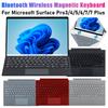 7 Цветов С Подсветкой Магнитная Беспроводная Клавиатура Bluetooth Клавиатуры Для Microsoft Surface Pro 3/4/5/6/7Plus Система Windows