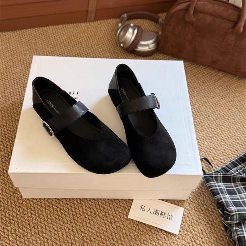 Туфли Мэри Джейн из мягкой кожи с леопардовым принтом, осень 2025: Удобная, универсальная, ретро обувь с низким вырезом для женщин