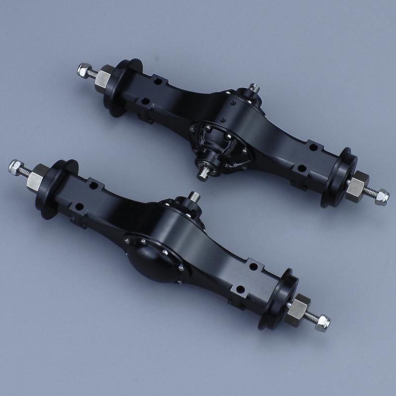 1:14th Scale Metal Rear Axle Rear Through Axle without Lock for Tamiya RC Truck SCANIA 770S R620 VOLVO BENZ Arocs MAN TGX Car
