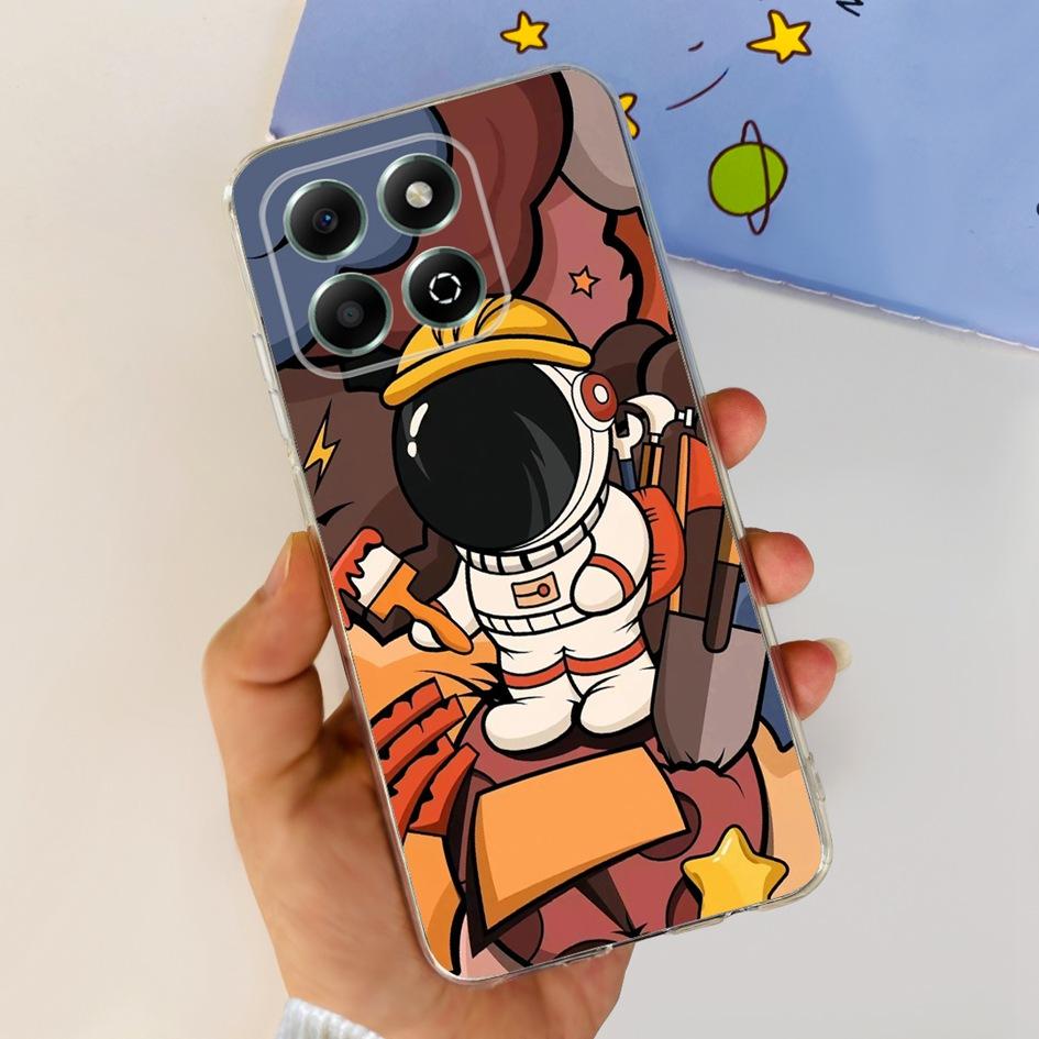 Чехол для Honor X6b JDY-LX1 JDY-LX2 Чехол Роскошный Мраморный Узор Мягкий Прозрачный Силиконовый Задняя Крышка Телефона Для Honor X6b 4G X 6B Fundas