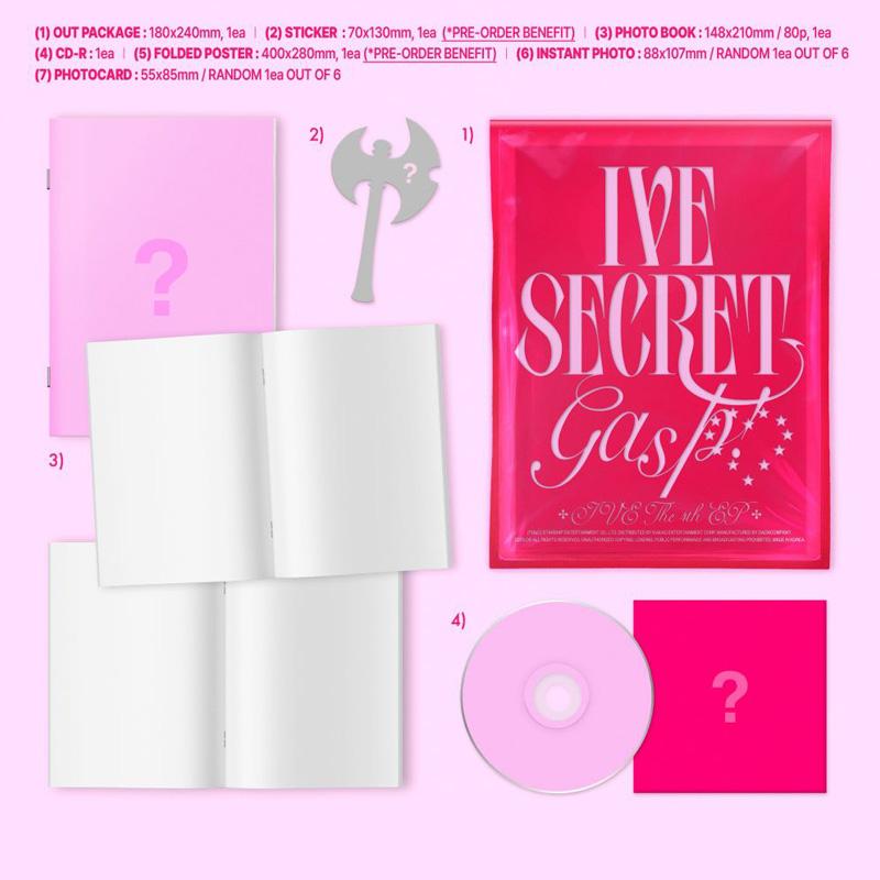 IVE 4th Mini Album [IVE SECRET] (Standard / Limited Ver.)