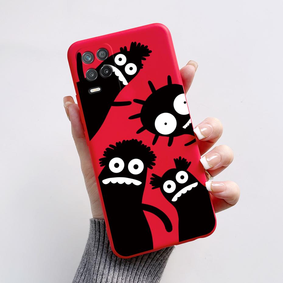 For Realme Narzo 30 5G Case Narzo30 RMX3242 Silicone TPU Cartoon Soft Phone Case For Ralme Narzo 30 5G Cover Coque Bumper Fundas
