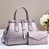 New Bright Leather Women's Bag Large Capacity Female Shoulder Crossbody Bag High Quality Women's Handbag with Wallet