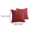 Christmas Pillow Cases Scottish Tartan Plaid Cushion Covers Bed Sofa Pad Party Decor Throw Pillow Cover Holiday Decors 45/50cm