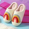 2025 Women's Autumn/Winter Plush Cotton Indoor Slippers - Warm Household Footwear for Couples