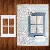 Window Metal Cutting Dies Stencil Scrapbooking DIY Album Stamp Paper Card for Handmade Greeting Cards Embossing Decor Craft Projects