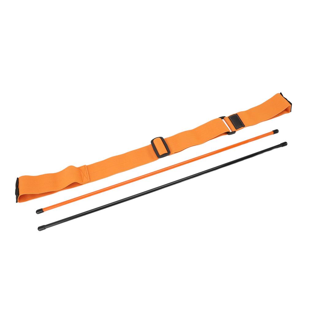 Swing Training Aid Fiber Rod and Elastic Band Portable Swing Practice Tool for Training