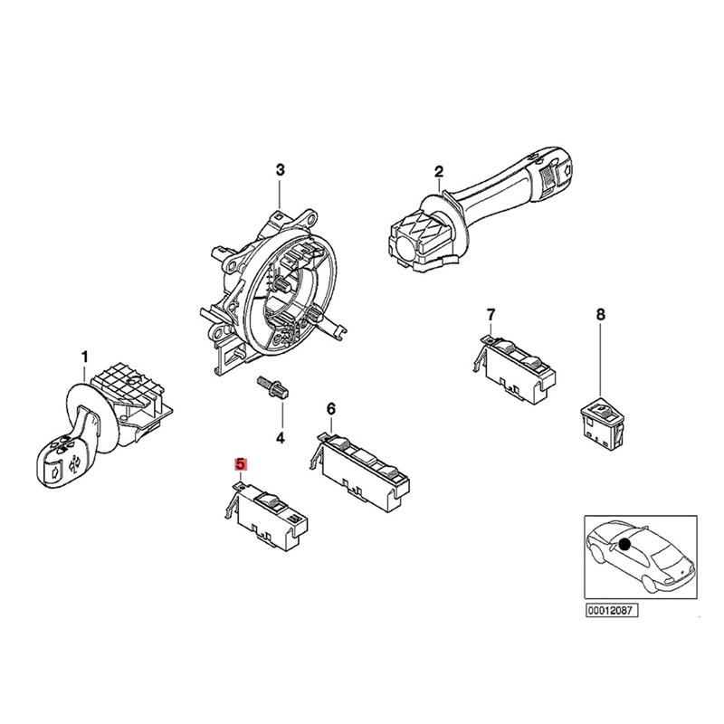 Черный переключатель стеклоподъемника 61316902177 6902177 Для BMW 3 серии E46 323I 325I 328I Седан Универсал Компактный 1998-2005