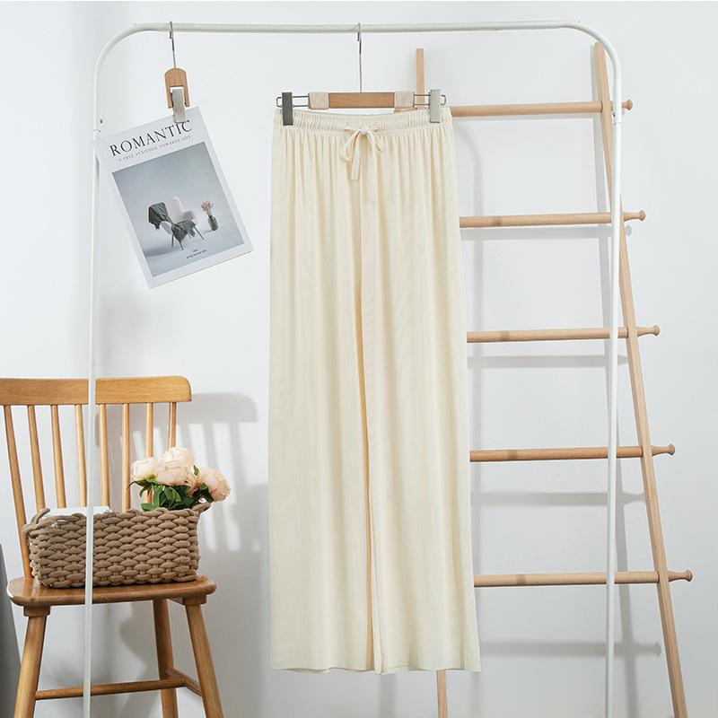 Wide Leg Pants for Women In Summer Thin Fit Loose Hanging Breathable Straight Leg Casual Floor Pants