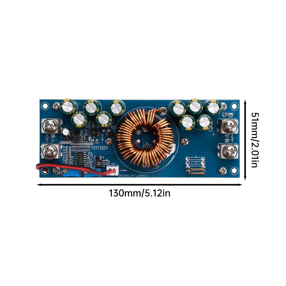 DC-DC DC Adjustable Buck Power Module DC15V-90V to DC2.5V-72V 800W1200W High Power 28A50A Constant Current Power Module
