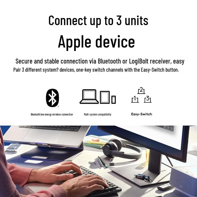 Logitech MX Mechanical Master Series Mini Wireless Keyboard for Mac